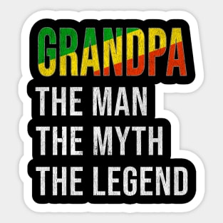 Grand Father Congon Grandpa The Man The Myth The Legend - Gift for Congon Dad With Roots From  Republic Of The Congo Sticker